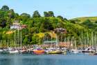 Harbor, Dartmouth, Kingswear, Devon, England. Art Print